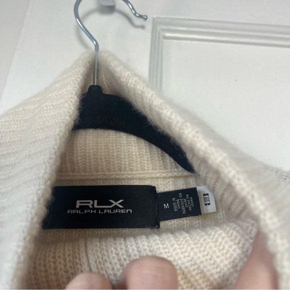 RLX Ralph Lauren Cream Cashmere Half-Zip Sweater - Picture 7 of 9